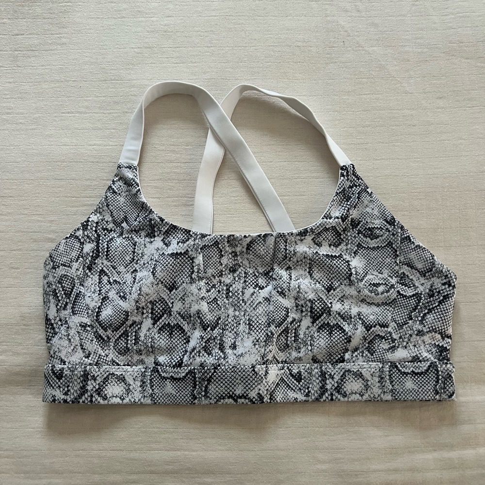 SoulCycle Black and White Sports Bra